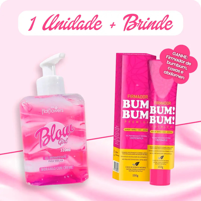 Kit Blow Girl | Gel Creme Aromatizante para Área Íntima